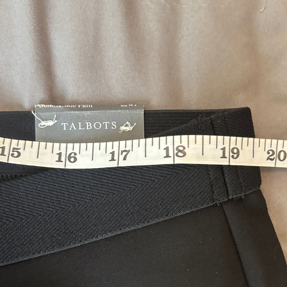 Talbots 22wp SOHO Black Ankle Pants - Picture 2 of 8
